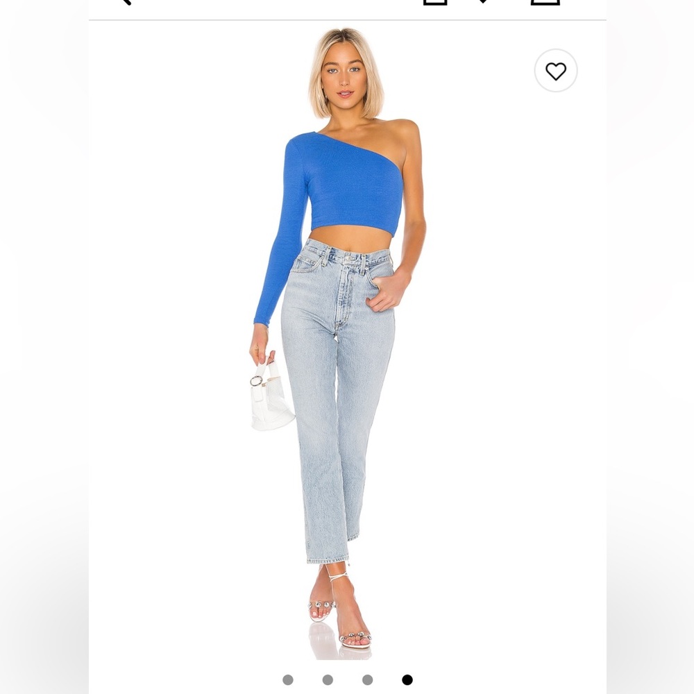 Superdown Karol Ribbed Crop Top
